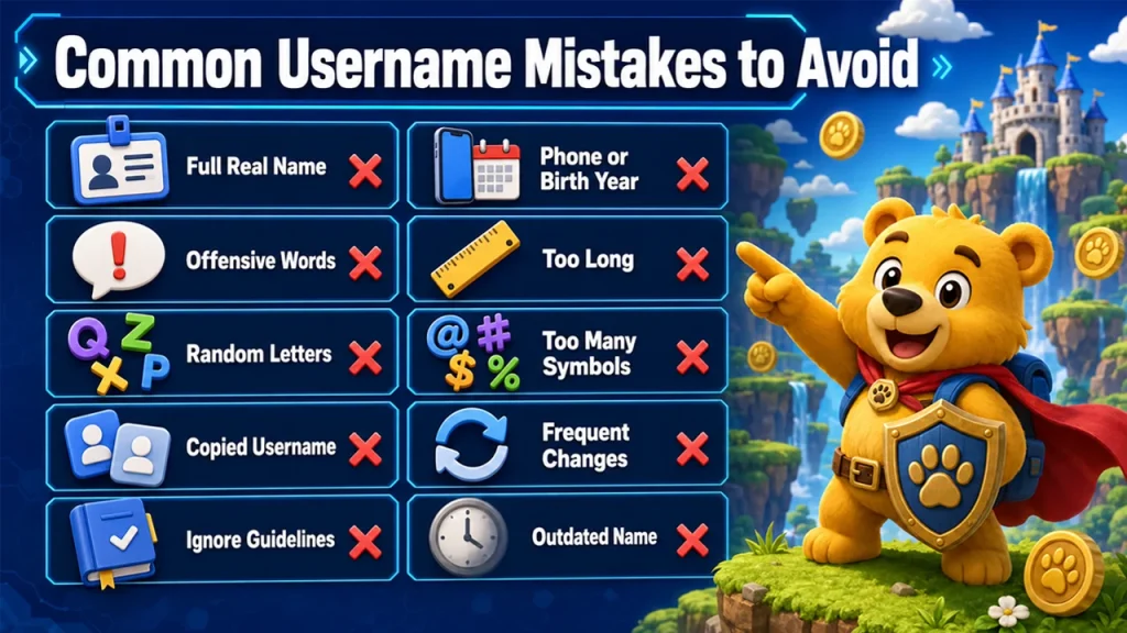 Common Username Mistakes to Avoid