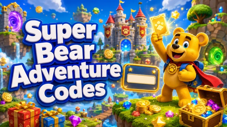 Super Bear Adventure Codes