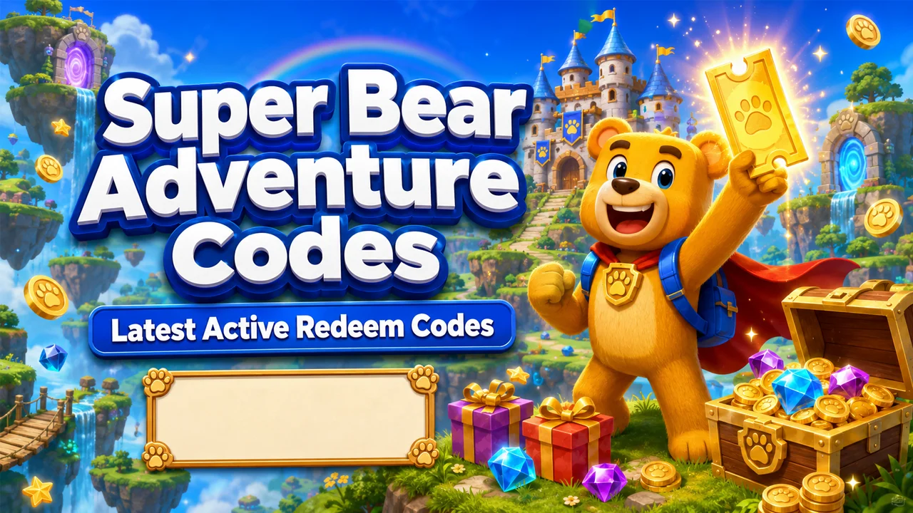 Super Bear Adventure Codes – Latest Active Redeem Codes