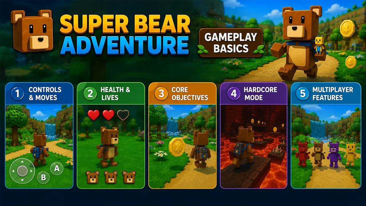 Super Bear Adventure Gameplay Basics 