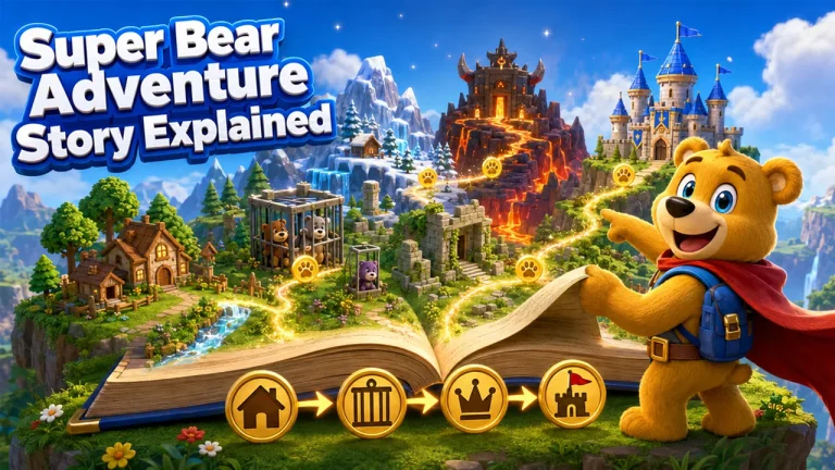 Super Bear Adventure Story Explained