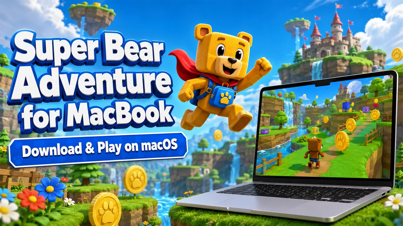 Super Bear Adventure for MacBook – Download & Play on macOS