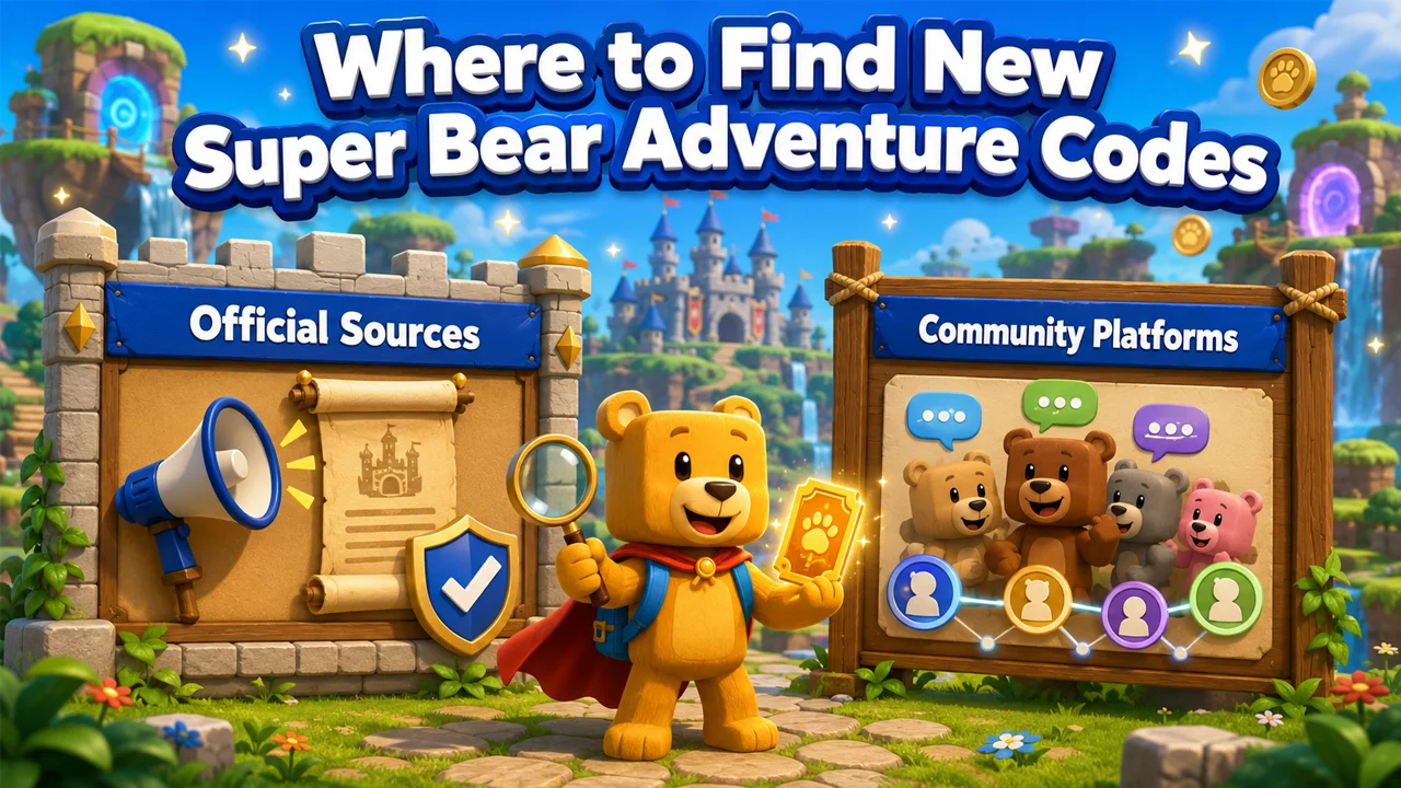 Where to Find New Super Bear Adventure Codes